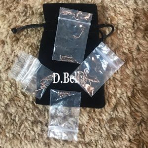 16 Piece Rose Gold Nose Hoops & Studs